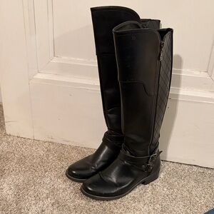 Guess Black Over the Knee Boots